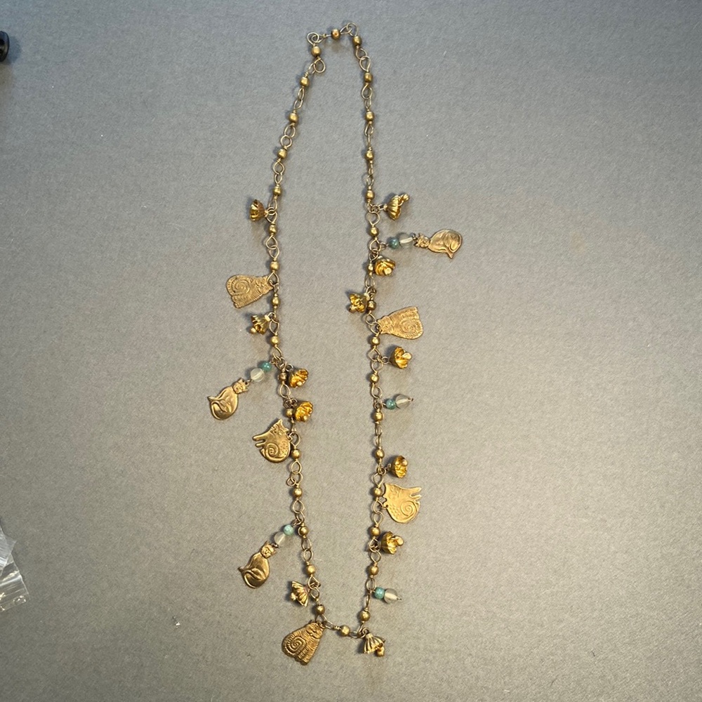 Cat‎ Necklace, Vintage Laurel Birch early work - Picture 3 of 9